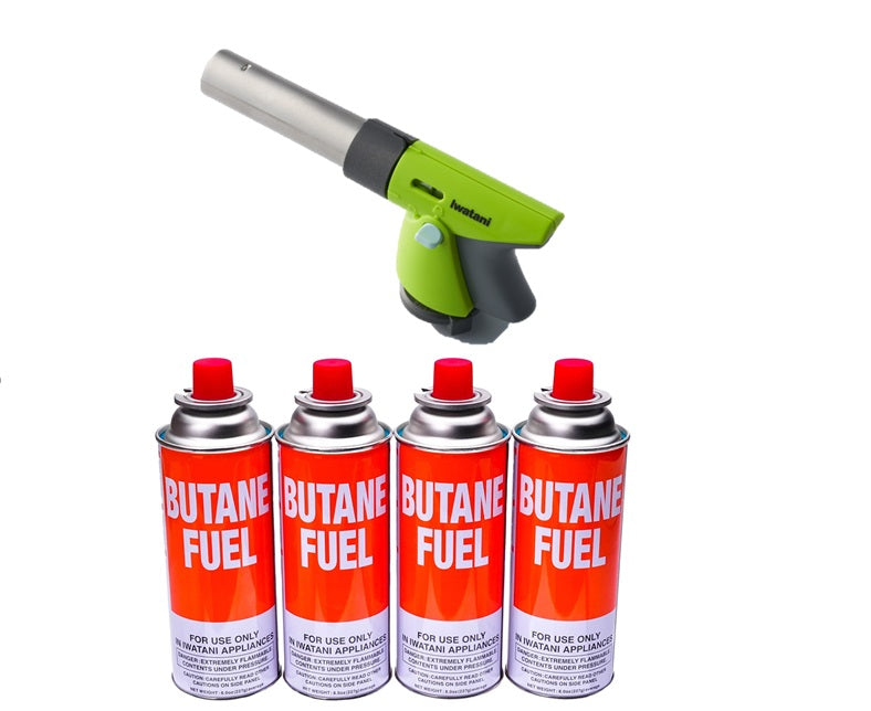 Iwatani Butane Fuel Canisters Set 4