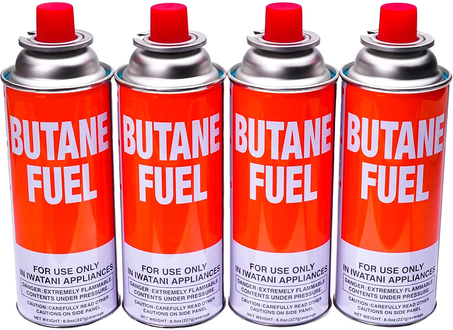 Iwatani Butane 8oz Canister 4 pack / BU6-4PK